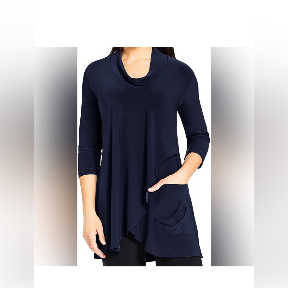 Sympli Maroon size 10 Under Wraps Tunic